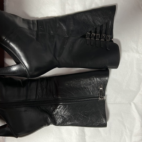 Enrico Del Gatto High Heel Leather Boots - Picture 8 of 13